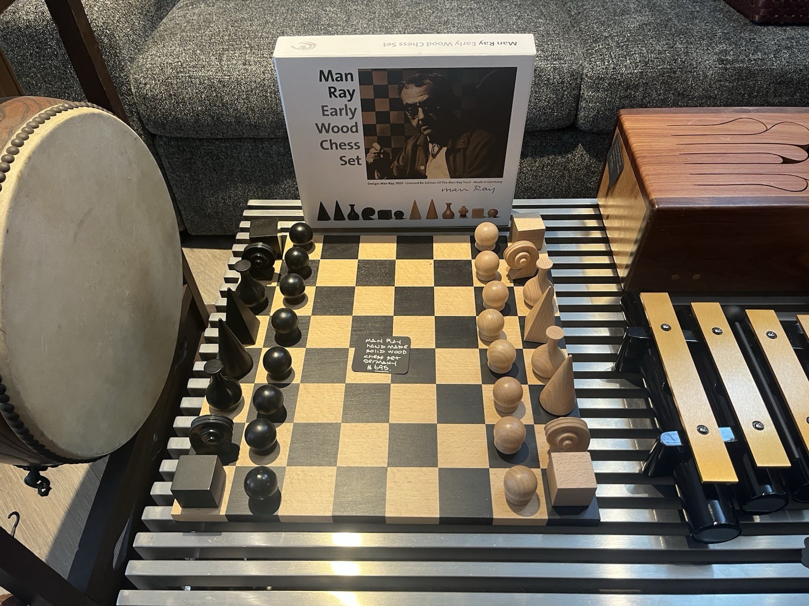 Amazing Man Ray Hand Made Chess Set Germany