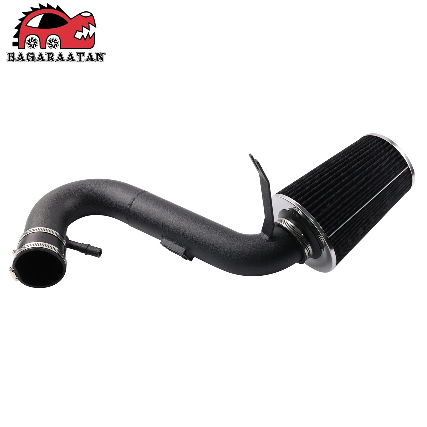 BLACK For 2005-09 Ford Mustang 4.0L V6 Cold Air Intake System Pipe Kit + Filter
