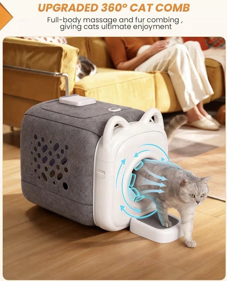 Automatic Cat Self Groomer 360° Surround Skin Friendly Self Cleaning Brush - Image 4 of 4