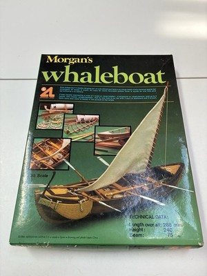 Artesania Latina Morgan s Whaleboat 1:25 Wooden Model Ship Kit 20020 1984 Spain