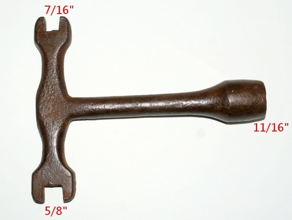 Old Vintage Orphan AMCO  Farm implement Plow T Socket Wrench Tool