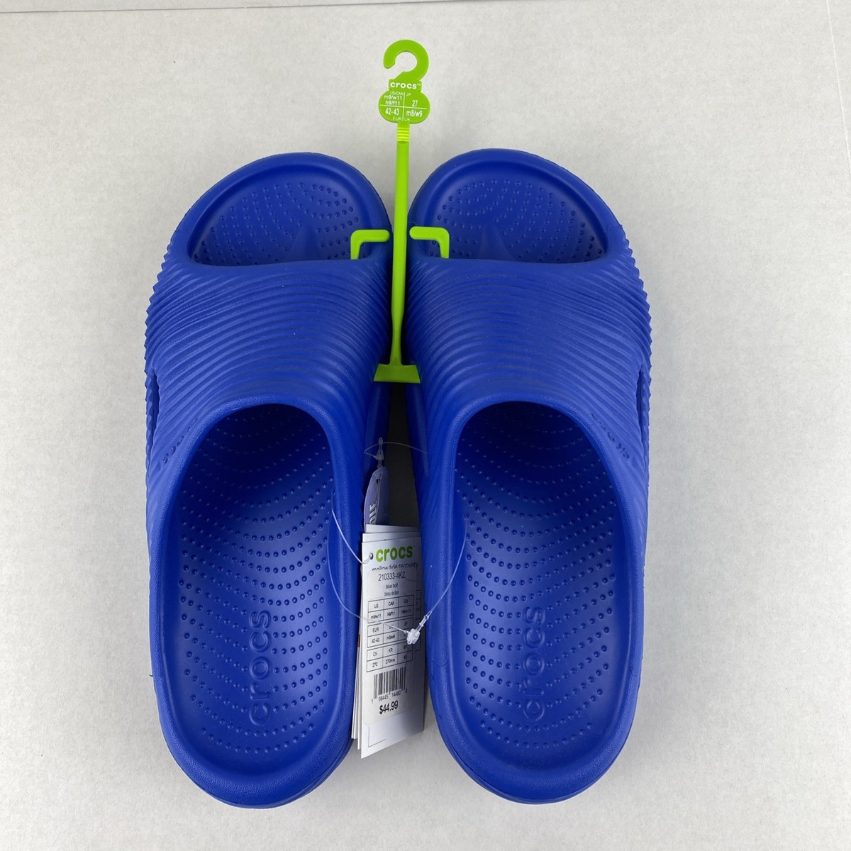 Crocs Unisex Mellow Tide Recovery Slide Slip-On Blue Bolt  display picture 3