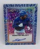 2025 Leaf Vivid Baseball Sebastian Walcott Rangers Blue Auto 4/6