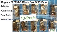 10-Pack 502154-5 Black Box BNC Cabling Balun Adapter Free Ship