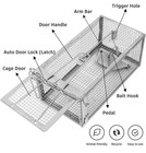 Humane Rat Trap - Catch & Release Chipmunks, Squirrels, Rats & Mice, Metal Cage — photo 3
