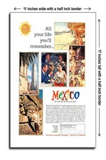 1963 All Your Life You'll Remember. Mexico - 11x17 Poster