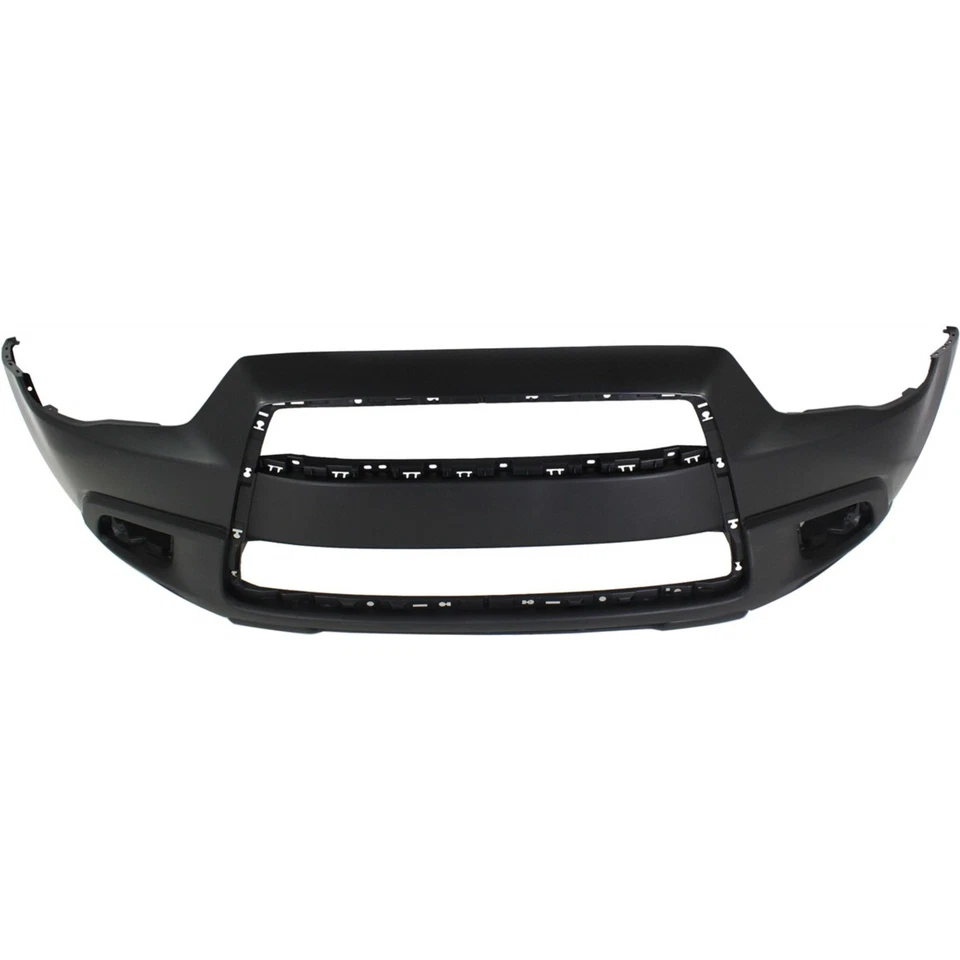 Front Bumper Cover For 11-12 Mitsubishi Outlander Sport w/ fog lamp holes Primed - Image 4 of 4