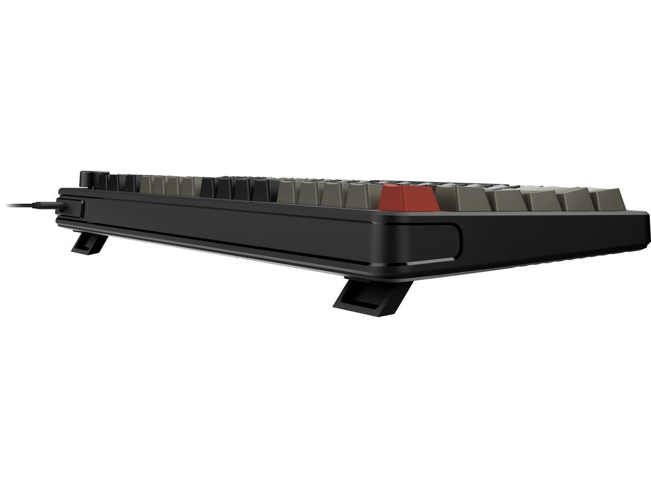 MSI Forge GK110 Gaming Keyboard - Membrane Switches, 96% Compact Full-Size, 1.5m