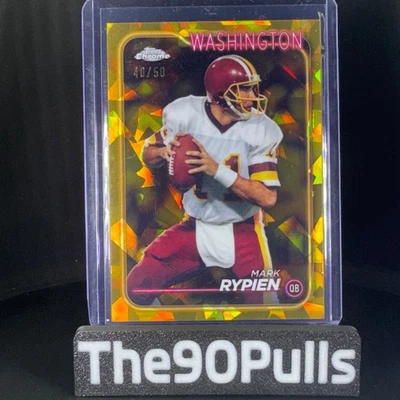 Mark Rypien /50 2024 Topps Chrome Sapphire Football - Bild 1 von 2