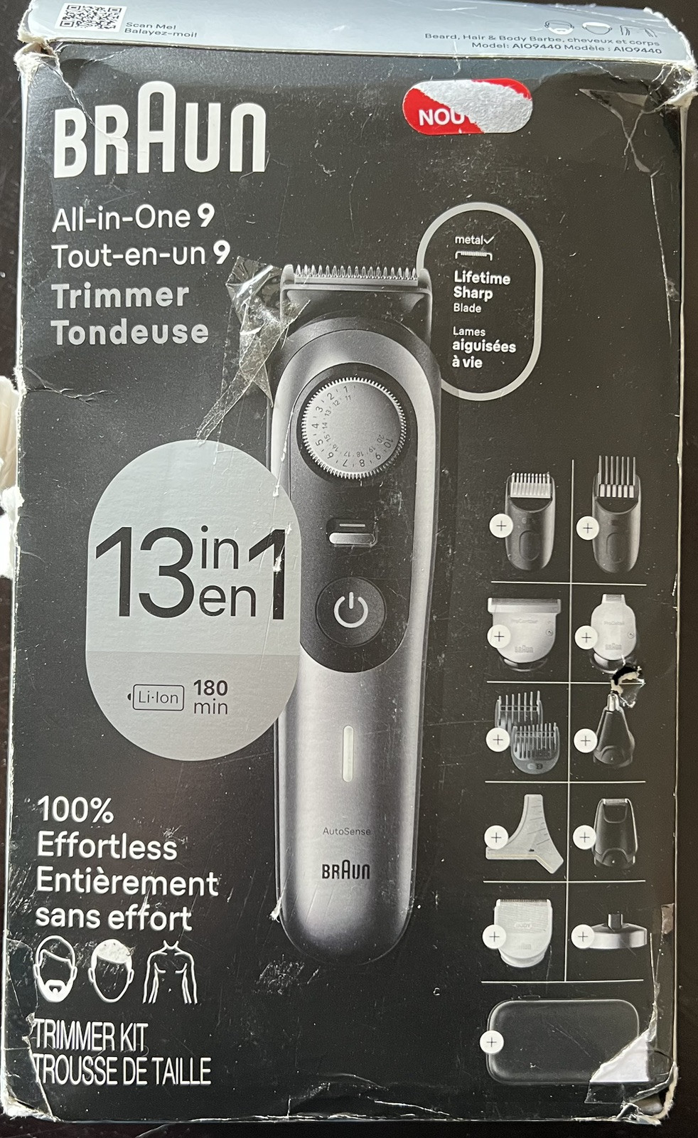 Braun All-in-One Style Kit Series 9 9440, Shaving Kit with 13-in-1 Trimmer