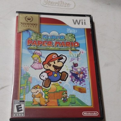 Nintendo Super Paper Mario Nintendo Selects Complete for Wii NTSC-U/C E