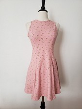 Anthropologie Dress New Size Small Pink Floral Coquette Garden Love Boho Summer