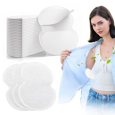 Large Disposable Underarm Sweat Pads for Women  Men 100 Pcs   Invisible, A...