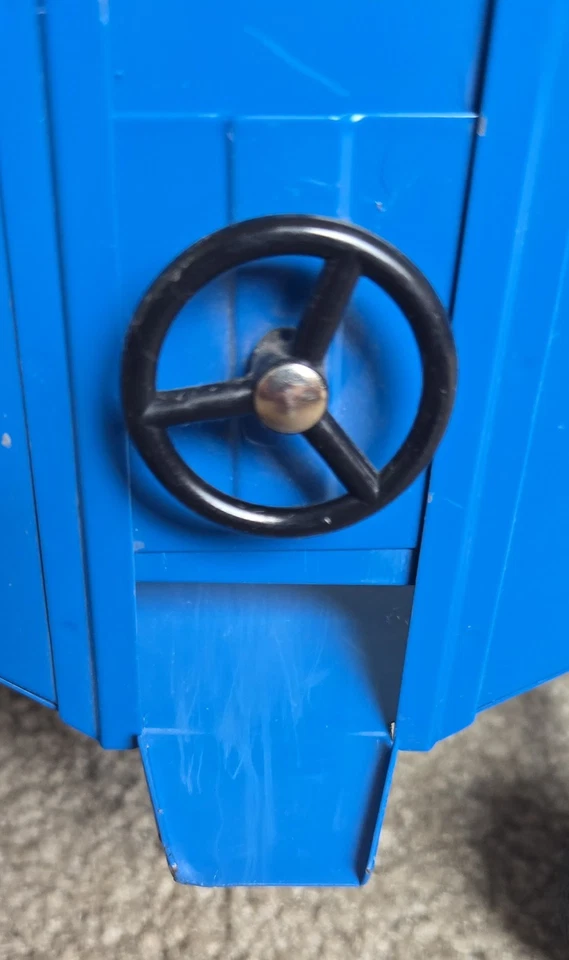 Vagón de alimentación por gravedad fundido a presión azul ERTL New Holland de colección - escala 1:16 **RARO** Foto 4 de 4