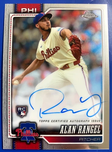 2026 Topps Chrome Alan Rangel #RA-AR ROOKIE Autograph