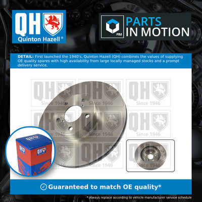 2x Brake Discs Pair Vented Front 294mm BDC5165 Quinton Hazell Set 26310AC040 New