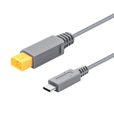 Wigearss 6.5Ft (2M) Type C Power Charge Cable for Wii U Work with a Gray 