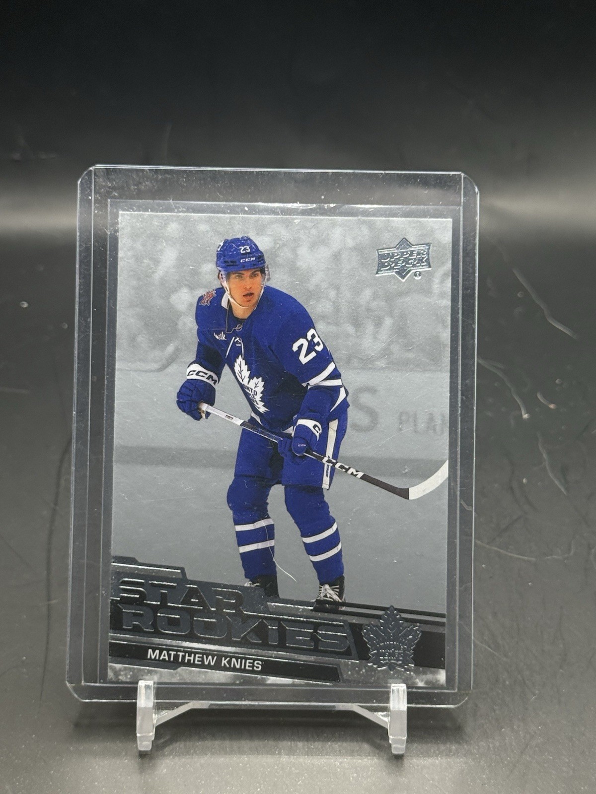 2023-24 Upper Deck Star Rookies #4 Matthew Knies Toronto Maple Leafs RC