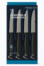 Henckels Forged Elite 4-Piece Steak Knife Set German Stainless Steel- New.