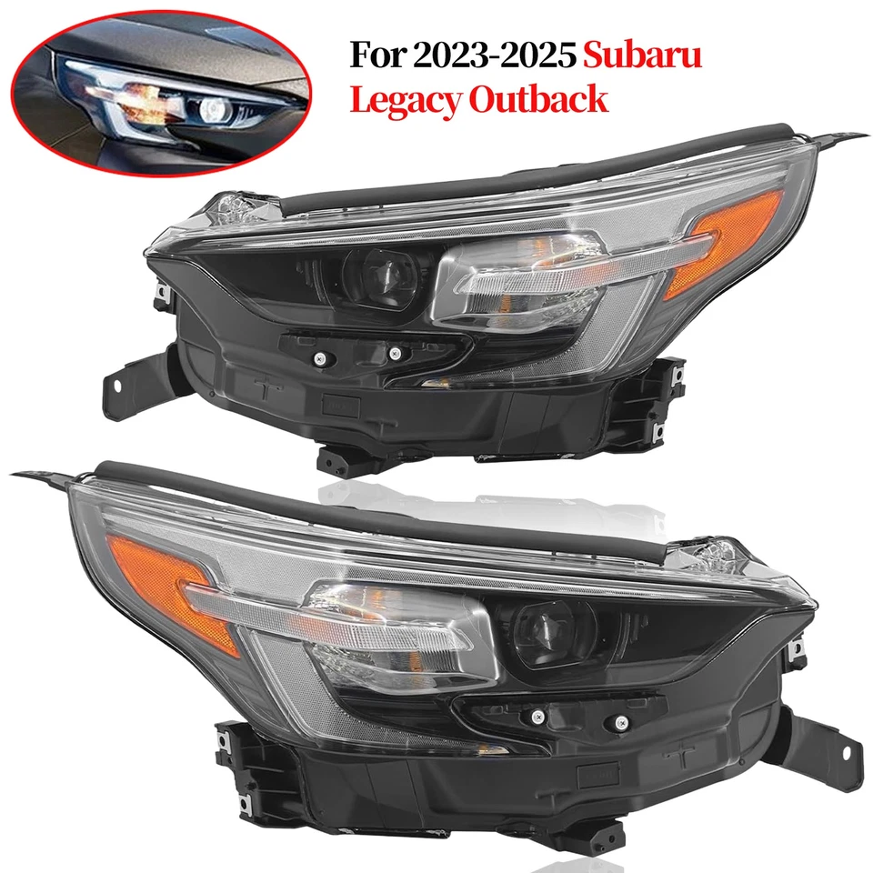 For 2023-2025 Subaru Legacy Outback Headlight Assembly Driver&Passenger With-AFS - Imagem 2 de 4