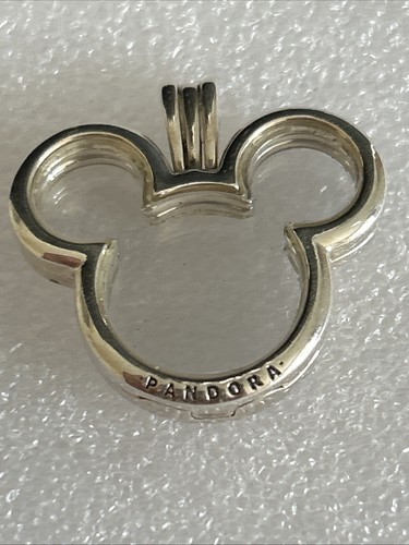 Genuino Pandora 🌟 Medallón Flotante Cabeza de Mickey Disney - Sin Collar - Imagen 3 de 17