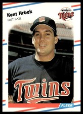 1988 Fleer Kent Hrbek Minnesota Twins #13