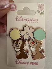 Disney Tic et Tac Cherry Blossom Pin 2025 Disneyland Paris DLP Chip & Dale