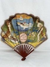 Éventail publicitaire ancien Sporting Club Monte Carlo / L. Mourgues