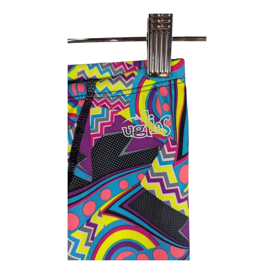 TRAJE DE BAÑO DOLFIN Rainbow UGLIES JAMMERS para Hombres Talla 28 Rosa Púrpura Juventud Adolescente Foto 3 de 4