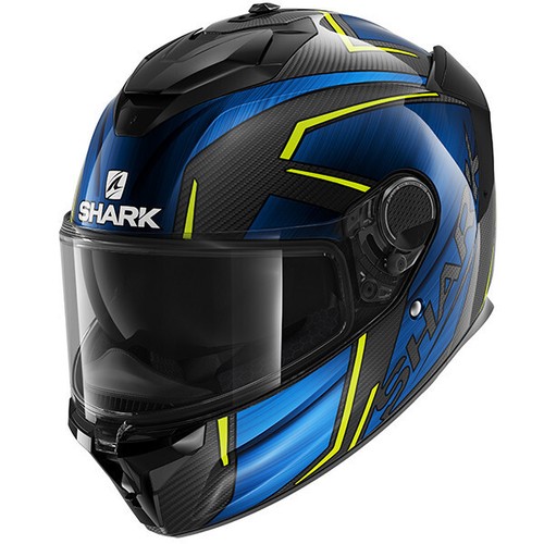 Casco Integral Moto Shark Spartan Gt Carbon KROMIUM AZUL TG L