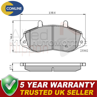 NB PARTS Brake Discs & Pads Kit – 302mm Front – Opel Movano B, Renault Master 3, Nissan