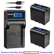 Kastar F980 Battery LCD Charger for Sony NP-F970 CN-126 CN-160 LED Video Light