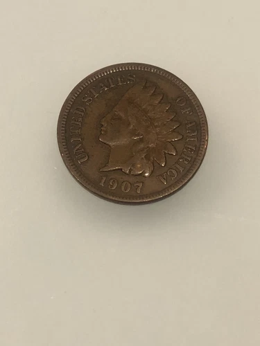 1907 1C BN Indian Cent XF