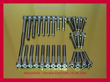 V2A Schrauben Edelstahlschrauben Motorschrauben für YAMAHA Fazer FZS600 FZS 600 