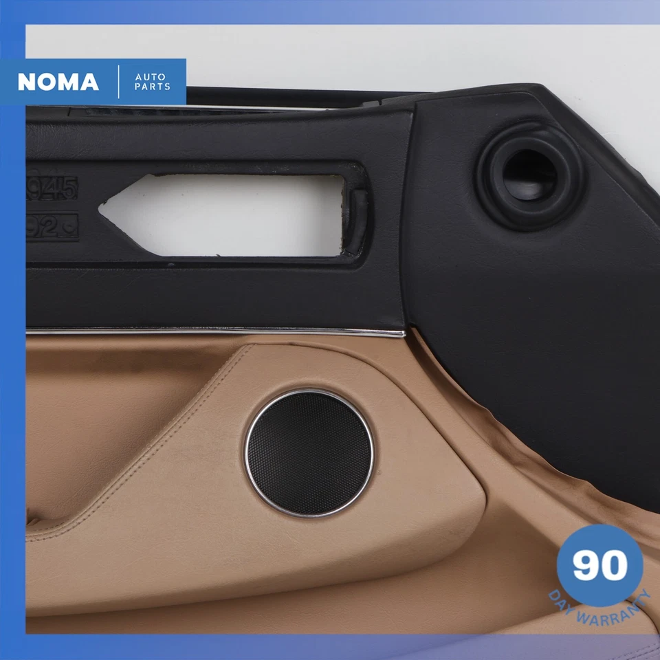 86-92 Jaguar XJ40 XJ6 XJ12 Front Left Side Interior Door Panel Trim Beige OEM - Изображение 4 из 4