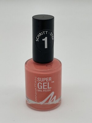 Manhattan  Super Gel Nail Polish  Nagellack  145 Coral Island 12 ml