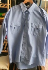 Red Kap Men's Long Sleeve Industrial Stripe Work Shirt