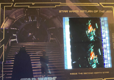 STAR WARS 2017 TOPPS MASTERWORK FCR-39 FILM CEL RELIC INSIDE 2ND DEATH STAR V1