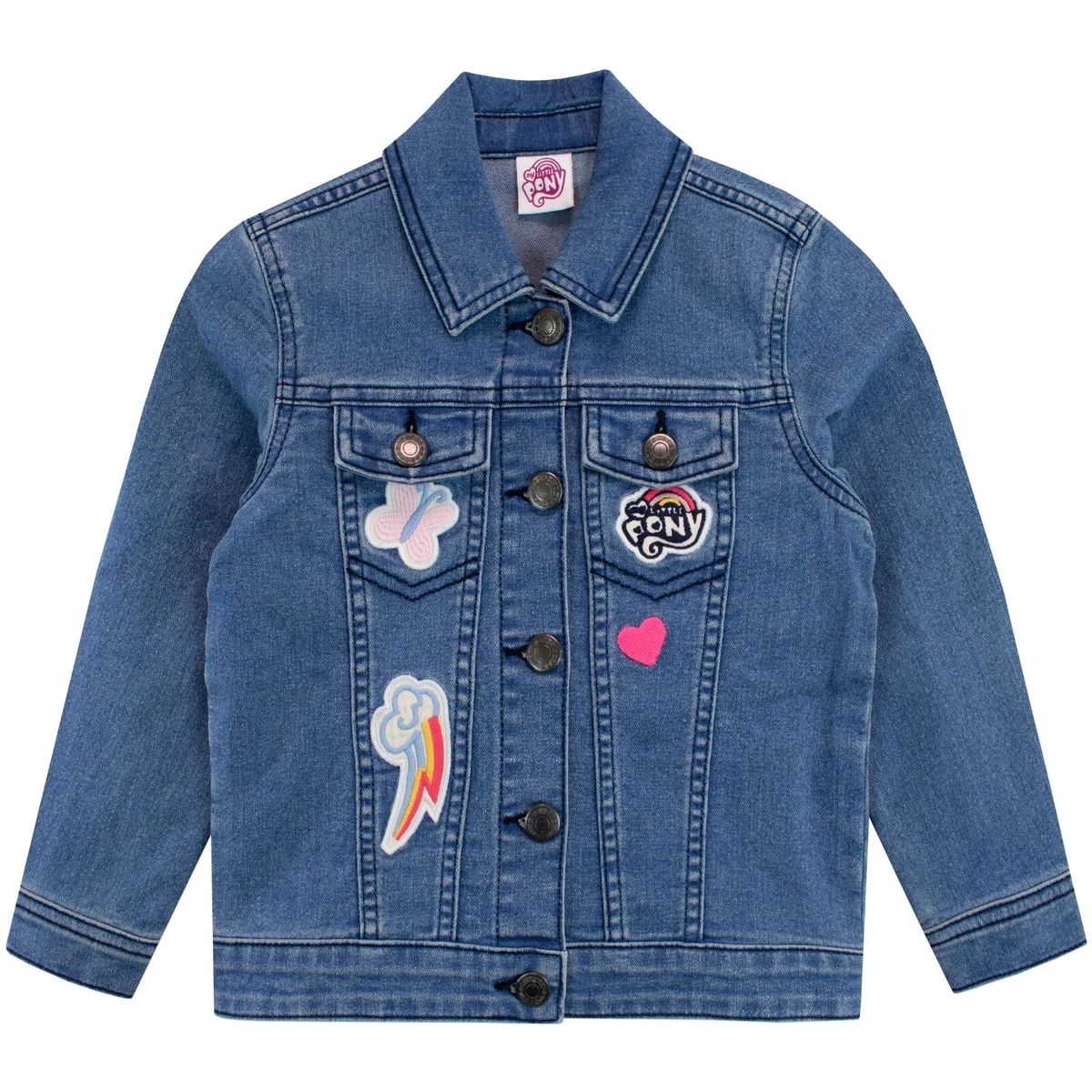 My Little Pony Denim Jacket Kids Girls Toddler 3 4 5 6 7 8 9 10
