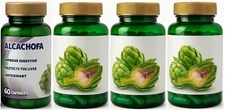 4 Alcachofa Antioxidant Digestive Weight Loss Detox The Liver Body Health Pills