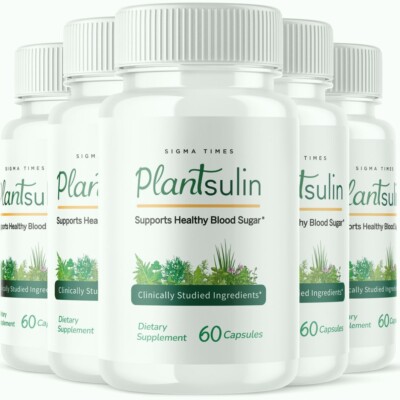 (5 Pack) Plantsulin Pills for Advanced Immune Defense Support and Weight Loss