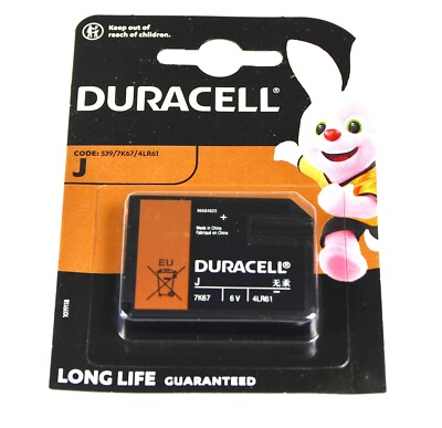 4LR61 - 7K67- 539 - V4018 J Duracell Alkaline  Foto Batterie 6V