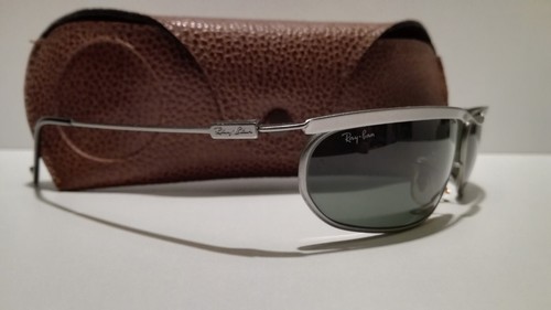 VINTAGE B&L RAY BAN USA PREDATOR ORBS GUNMETAL W2570 WRAP + CASE - Foto 5 di 12