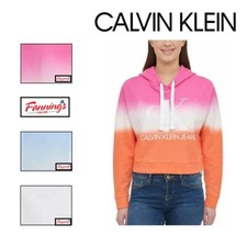 Calvin Klein Jeans Ladies' Hoodie Sweatshirt Ombre Dip Dye C35