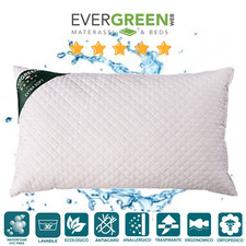 Cuscino Cervicale Ortopedico ottimo per Dolori Cervicali con Imbottitura fiocco