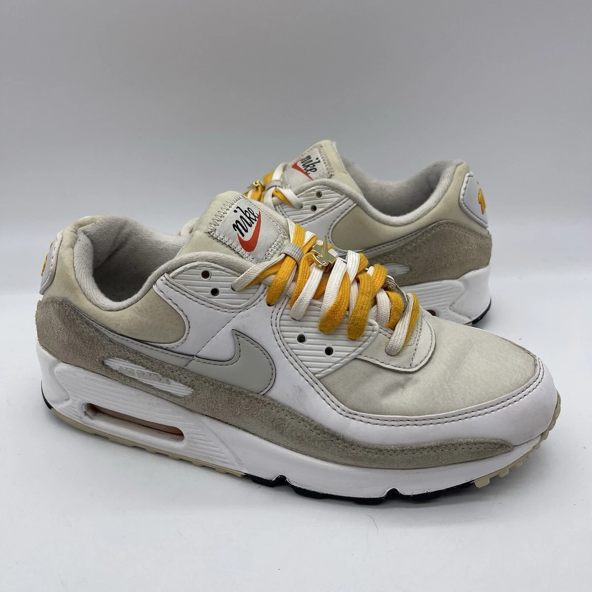 Nike Air Max 90 SE First Use - White University Gold | eBay