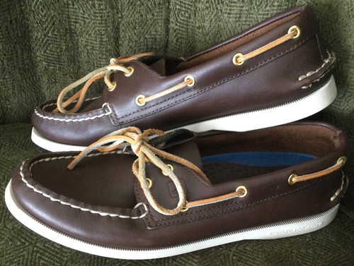 Dark Brown Boat Shoe Docksiders 8.5 