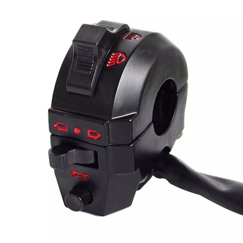 Universal Motorcycle 7/8"Handlebar Motorbike Switch Gear Control Light Indicator - Picture 5 of 6