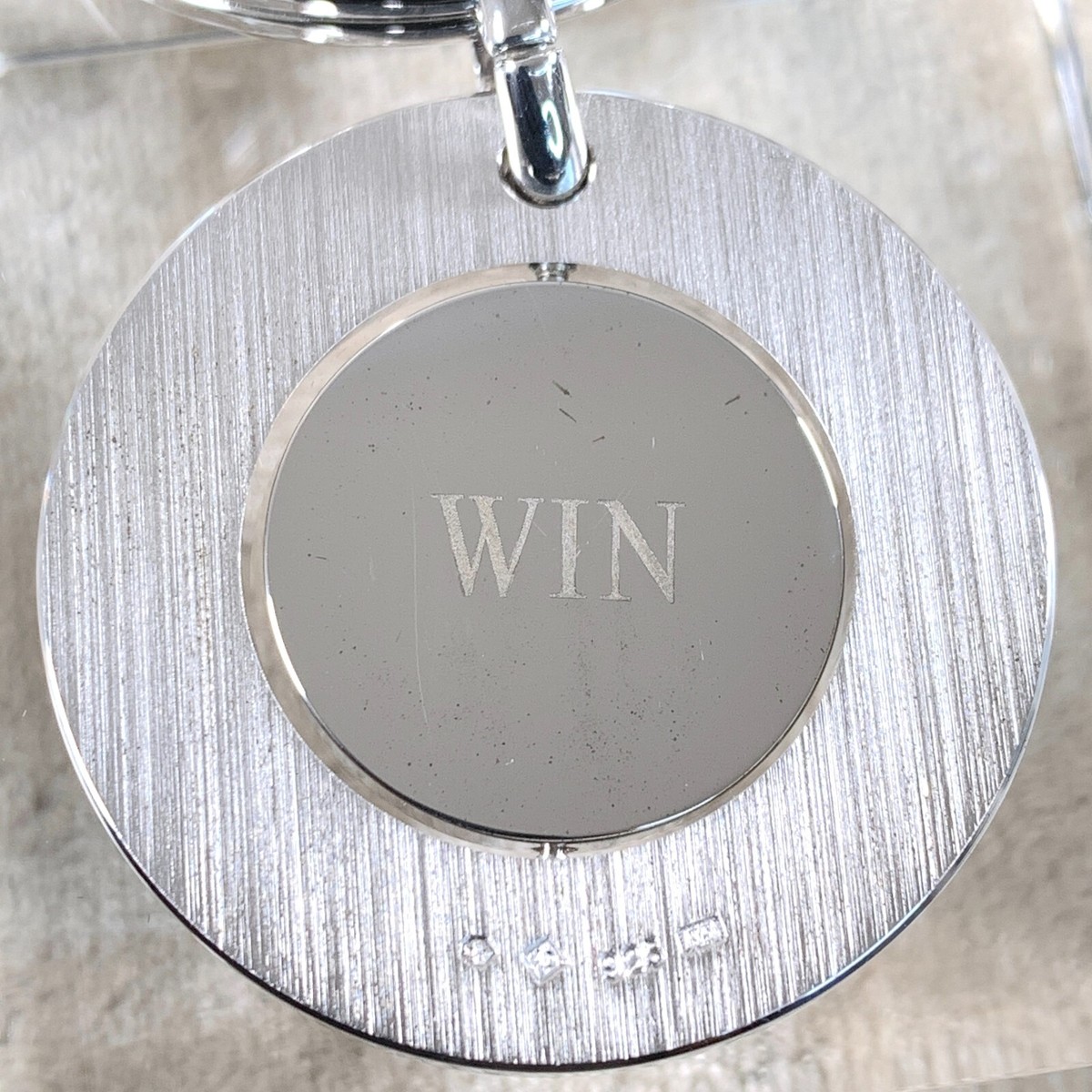 dunhill WIN LOSE DECISIONキーホルダー Alfred Dunhill Keyring Key Ring Win or Lose 925 Sterling
