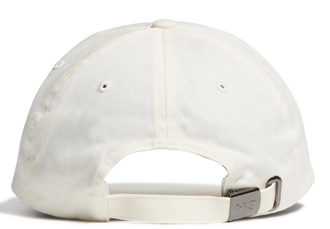 ADIDAS Y-3 SQUARE LOGO PATCH CAP, WHITE/IVORY, SIZE OSFA, H15772 S